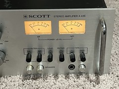 vintage HH Scott A-436 stereo integrated amplifier