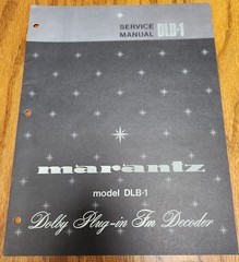 Marantz DLB-1 Plug-in FM Decorder Service Manual – Original
