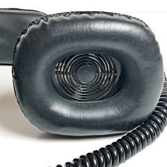 Vintage Black Stereo Head Phones