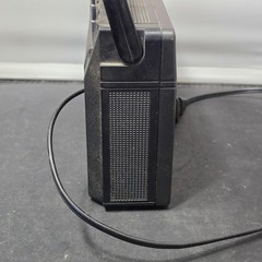Vintage GE 7-2660D AM FM Two-Way Power Portable Radio AC DC Black Malaysia
