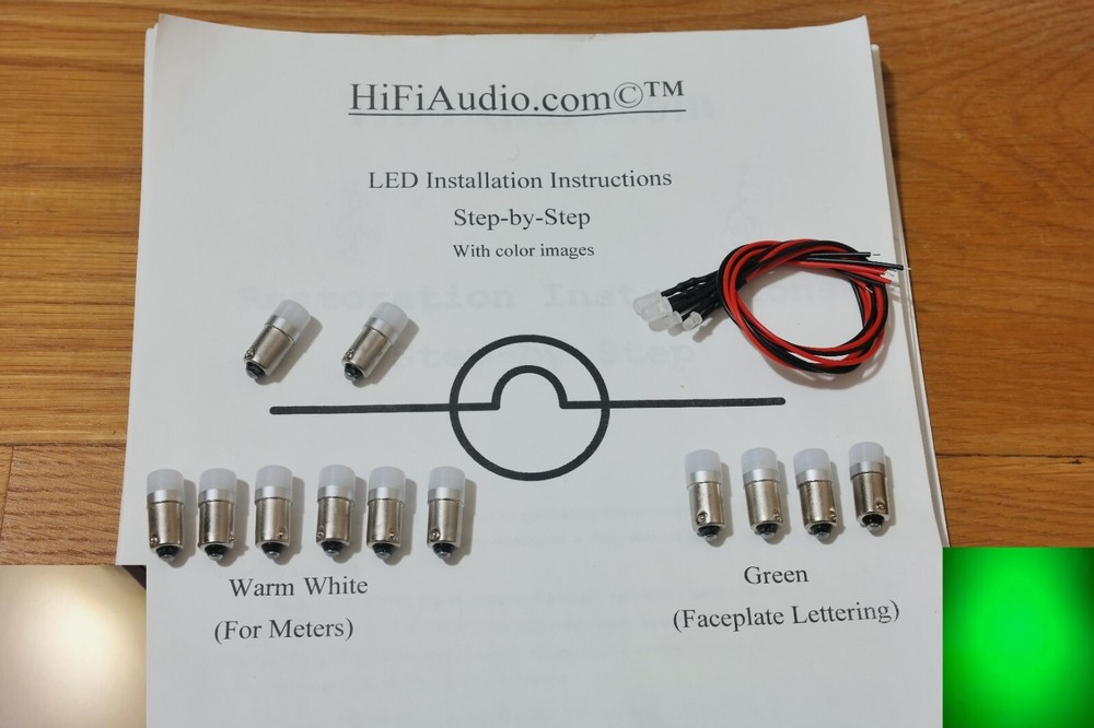 Mcintosh C28 replacement LED upgrade bulbs lights lamps kit instructions