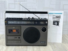 SONY CF-1980 Vintage Boombox Radio Cassette Recorder Fully Serviced Working