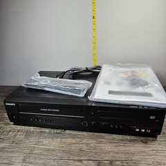 Philips DVDR3385V/F7 DVD Recorder VCR Combo 4 Head Hi Fi VHS HDMI Black