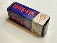 NOS Tung-Sol 6SN7GTB Vacuum Tube USA Short Bottle w/ Box 3200/3300