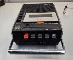 🐾 VINTAGE SONY PORTABLE TAPE RECORDER MODEL TC205