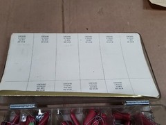 new Vintage NOS Pyramid 600 Capacitor Type III display box Ohmite Resistors USA