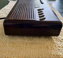 Vintage GE Clock Radio 7-4612A Woodgrain AM/FM Alarm Snooze Tested