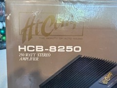 Hi-Comp HCB-8250 Auto Stereo 250 Watt Amplifier Amp Audiovox NOS