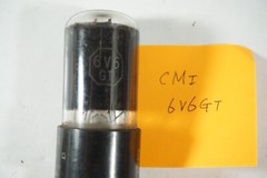 CMI 6V6GT RADIO VACUUM TUBES, TESTED, FREE 2-3 Day Ship!!!