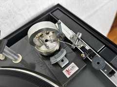 Vintage Garrard Synchro Lab SL95 Turntable Record Player Black Dust Cover