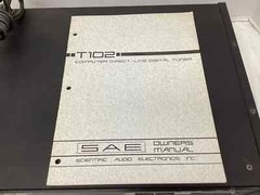 SAE T102 Computer Direct-Line Digital Tuner with Manual WORKS!