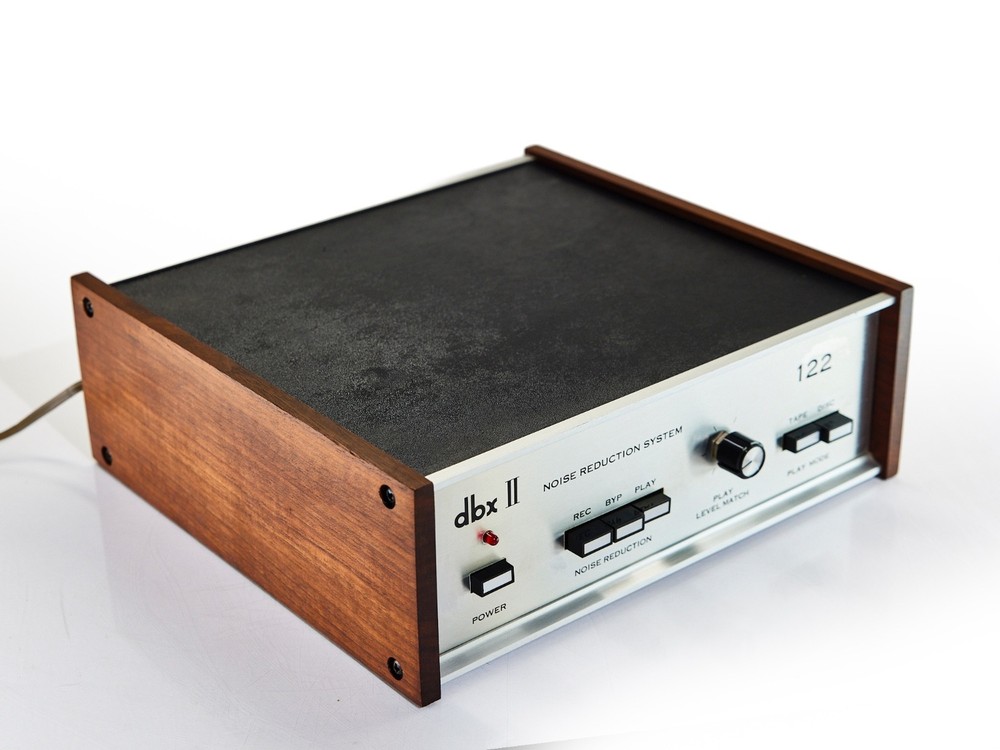DBX MODEL DBXII 122 ORIGINAL 1970’s WORKS TESTED Silver Face Wood Case Vintage