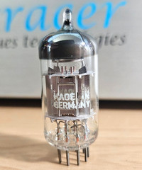 12AU7 SIEMENS ECC82 CHROME PLATE VINTAGE TUBE NOS (1962) *eTracer #SIE2L1