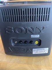Sony Mega Watchman FD-525 Portable 4.5″ Gaming TV AM/FM Radio Complete In OG Box