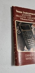 1976 Texas Instruments TI Business Analyst Calculator Owners Manual Original