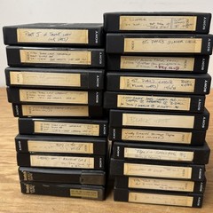 Lot 21 Reel Tapes Untested USED Sony and Scotch Brand Helical Video Tape V-30H