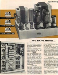 Leak TL-10 amplifier rebuild restoration Capacitor Kit repair instruction