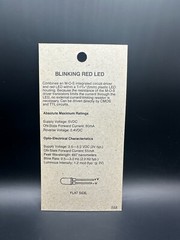 Radio Shack Red Blinking LED Diode 276-036C 5VDC 5mm Archer Tandy 🔥NEW NOS💥