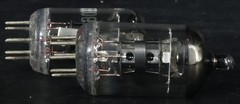 2x NOS ZAERIX 9003/CV665 Top Plate Getter Black Plate Made in USSR