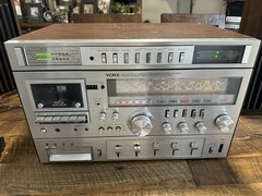 Yorx M2608 Stereo System Receiver EQ AM FM Cassette 8 Track Works *Read*