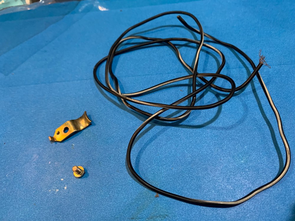 Dual 1218 Vintage Stereo Turntable Parting out Ground Wire