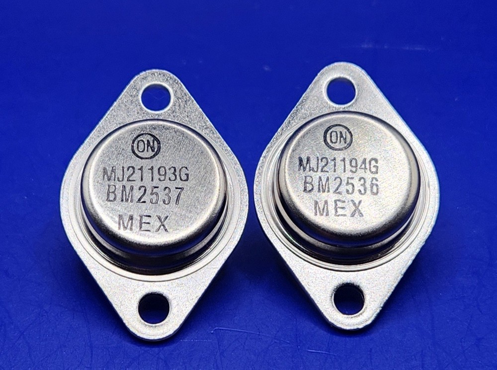 Pair ONSEMI MJ21194G MJ21193G Output Transistors FREE MICA FASTEST FREE SHIPPING