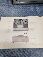 Vintage Sony Solid State TC-355 Stereo Reel-To-Reel PARTS As Is