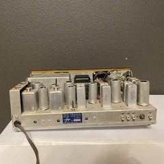 Vintage The Fisher 80-R AM/FM Tube Tuner Working
