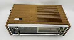 Vintage Panasonic RC-6530 Flip Clock Alarm Radio AM/FM Woodgrain Works read