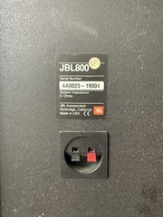 Vintage Pair JBL800 Speakers Model JBL Black Tested Working Condition