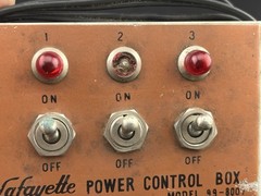 Lafayette Power Control Box 99-8007 Working Missing Light Cover Free Shipping