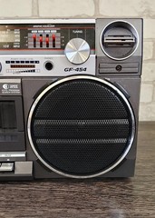 SHARP GF-454H(D) Stereo Radio Tape Recorder Vintage Serviced Warranty