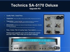 Technics SA-5170 Receiver Deluxe Upgrade Kit Genuine Parts Restoration