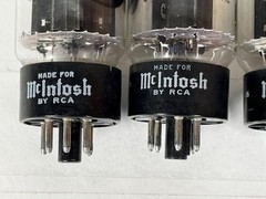 McIntosh 6L6GC Vacuum Tube Quad (4) Tested Vintage for MC240 MC275 Amp USA