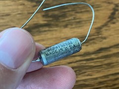 NOS Vintage .047 uf 300v PIO Capacitor Sprague Vitamin Q Oil Guitar Tone Qty Ava