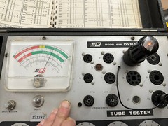6K6gt Ken-Rad Tube Black Glass Tested Good On B&K 625