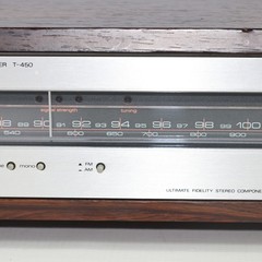 Luxman T-Series T-450 Vintage AM/FM Analog Radio Tuner Made In Japan WORKING!!
