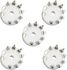 5pcs Ceramic 9 Pin B9A PCB Mount Tube Socket for 12AX7 12AT7 12AU7 E88CC 6922…