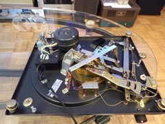 Dual 1229 Turntable — for restoration (spins, no auto function).