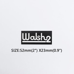 OHM Walsh 2 Speakers Custom Made Reproduction logo Badges 52mm(2″)X23mm(0.9″)