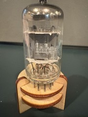 IEC Japan 7025 12AX7A Grey Plate Halo Get Vacuum Tube TV7&Maxi Test NOS 🅾️