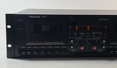 TASCAM 302 Cassette Deck Player (Powers On / For Parts Or Repair)