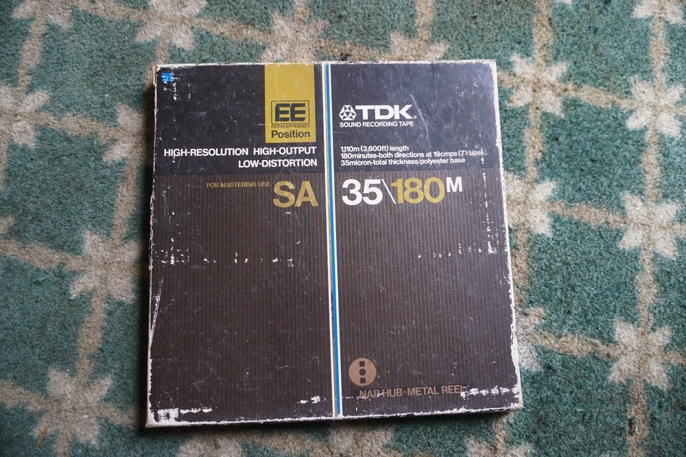 TDK SA 35/180M EE Reel to Reel Tape / Metal Reel