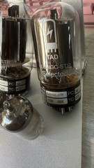 Tad 6L6 WGC STR Black Plates & Tad Sovtek 7025 V1 ECC83WA V2 Matched Pairs