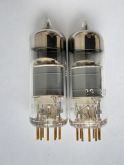 2x E80F SIEMENS / PHILIPS audio tubes ( EF86 / EF806S ) – E 80 F – 1966