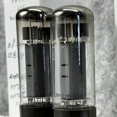 MATCHED PAIR MULLARD 6CA7 EL34 TUBES xf2 B8F3 TV/7 and Amplitrex Tested 100%