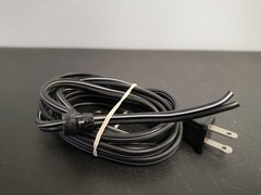 Yamaha RX-500U Replacement Power Cable With Chassis Grommet Used Good Condition