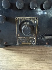 Vintage Freshman G-60-S Tube Radio Power Supply Unit W5