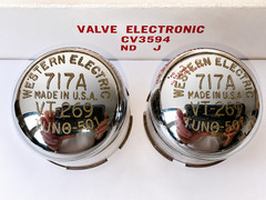 Western Electric 717A VT269 CV3594 Tubes NOS/NIB in Original Box — Matched Pair