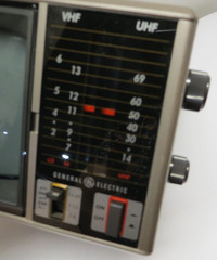 GE Spacemaker 7-7130A 1986 Portable TV B/W Vintage Unit ONLY New